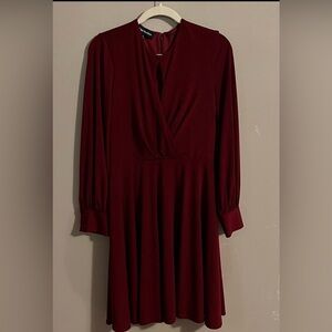 Wild Meadow Burgundy Dress, size medium